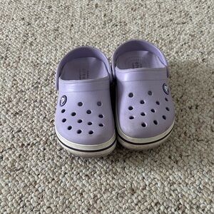 CROCS Kids Lavender Water Shoes